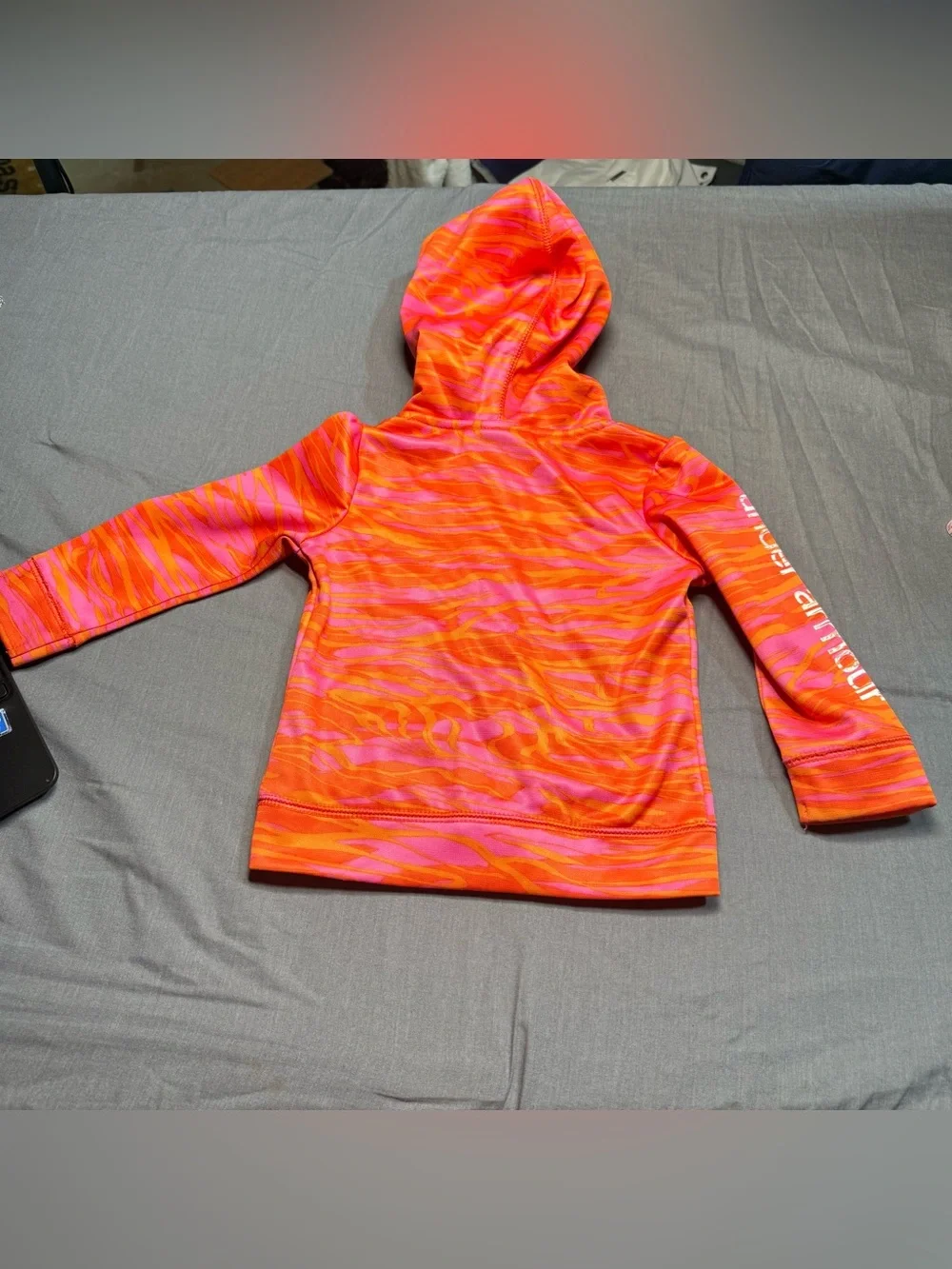 Under Armour Pink and Orange Camo Toddler Hoodie